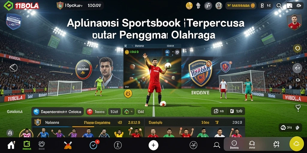 Tampilan menarik aplikasi 11BOLA dengan gameplay taruhan yang nyata.