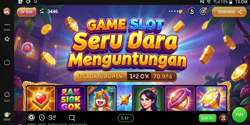 Gameplay Slot yang mendebarkan dan penuh warna di 3446.