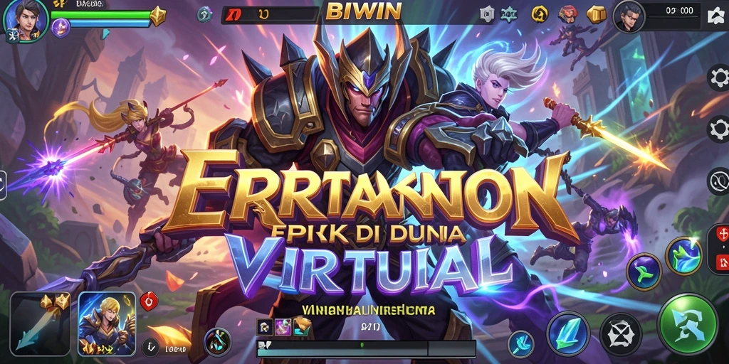 Tangkapan layar gameplay BIWIN menampilkan pertarungan yang mendebarkan.