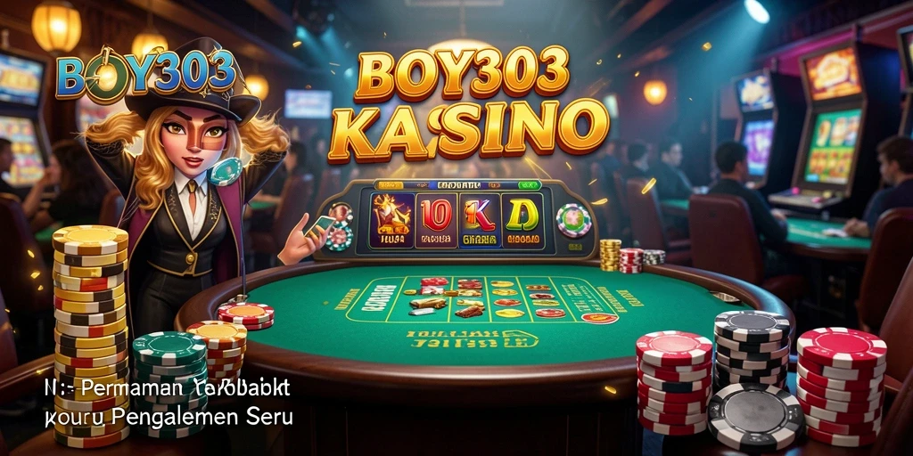 Screenshot gameplay BOY303 menampilkan suasana Kasino yang seru dan mendebarkan.