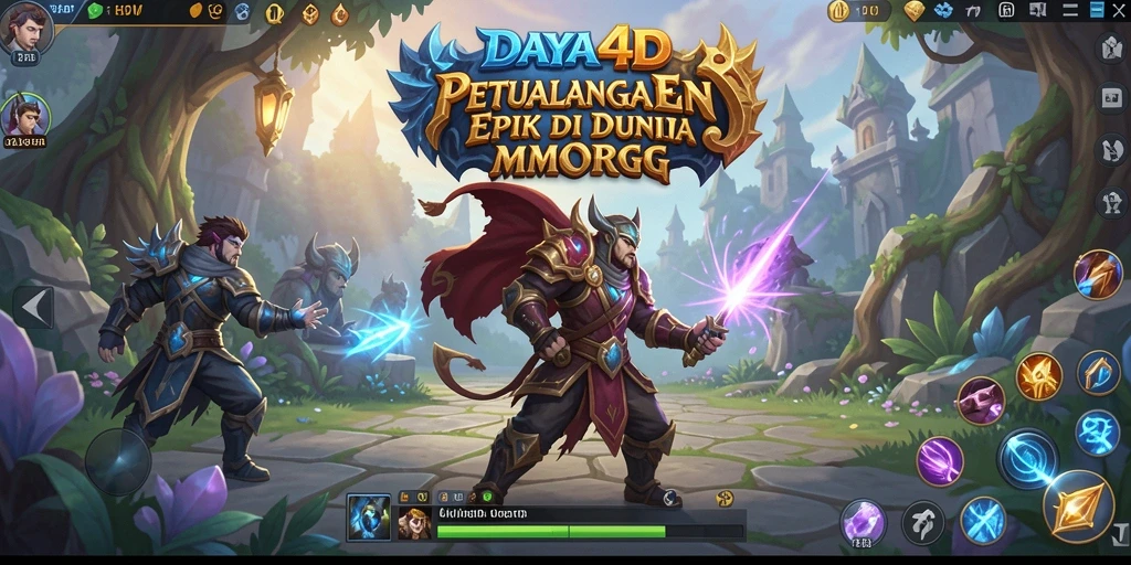Gameplay <strong>DAYA4D</strong> yang seru di dunia MMORPG.