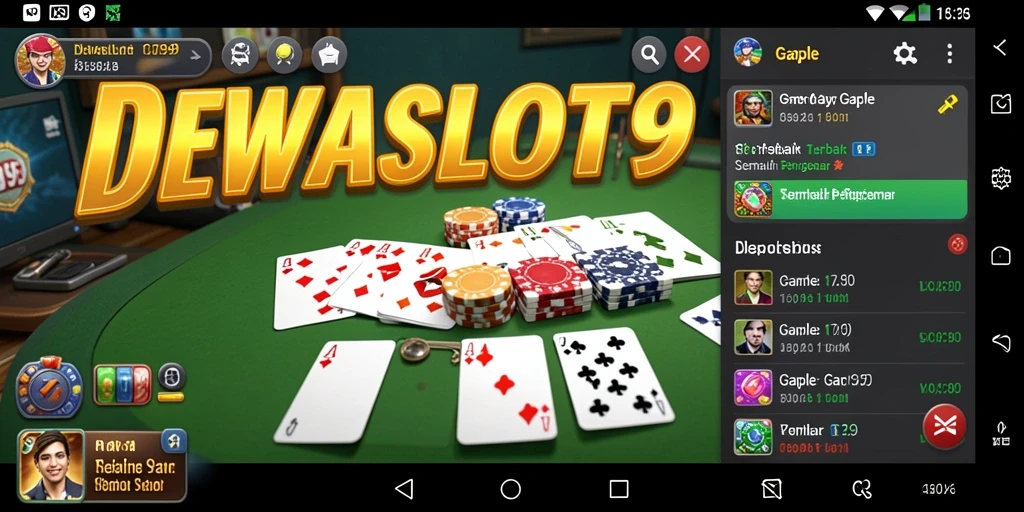 Tampilan gameplay seru di DEWASLOT99 dengan tampilan yang modern.