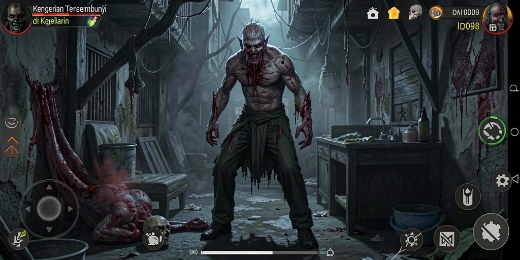 Tampilan gameplay menegangkan dari ID098 yang mengguncang hati.