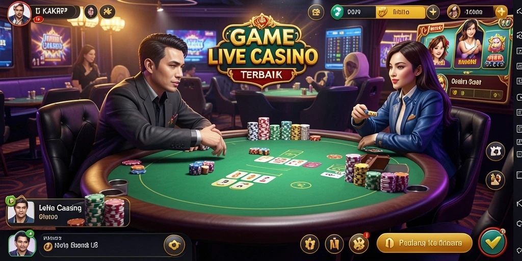 Tampilan gameplay KAKRP yang menarik dan interaktif di kasino live.