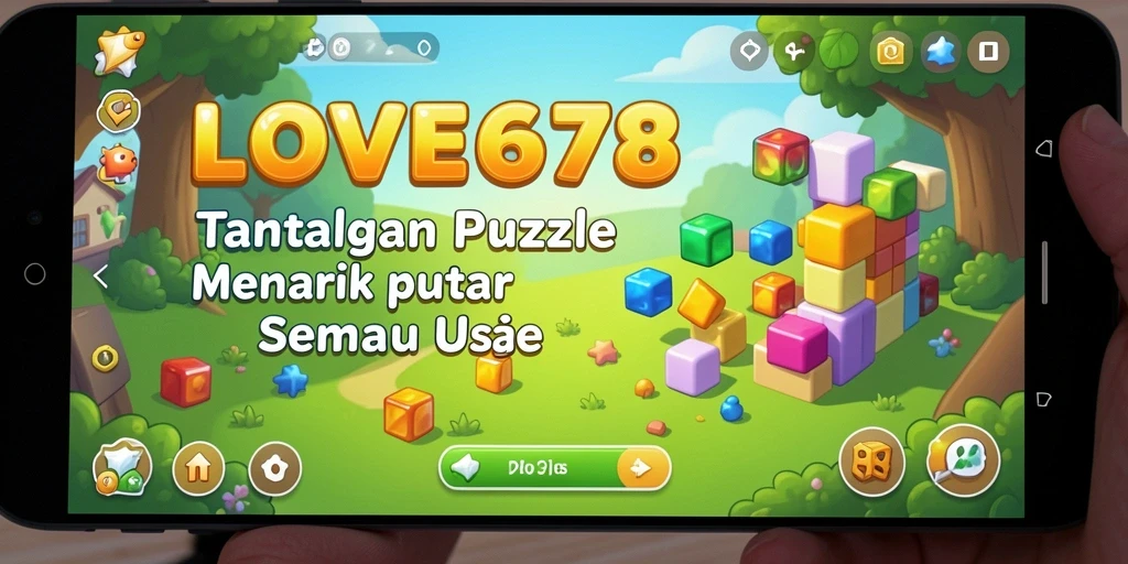 Screenshot utama LOVE678 menampilkan gameplay menantang dengan teka-teki yang menarik.
