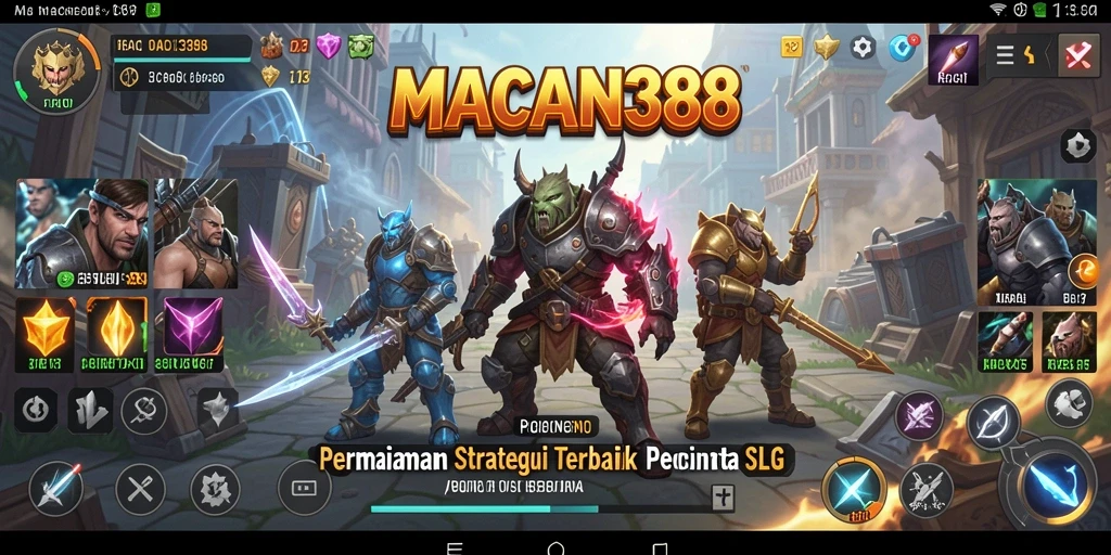 Tampilan menarik dari gameplay strategis di MACAN388.
