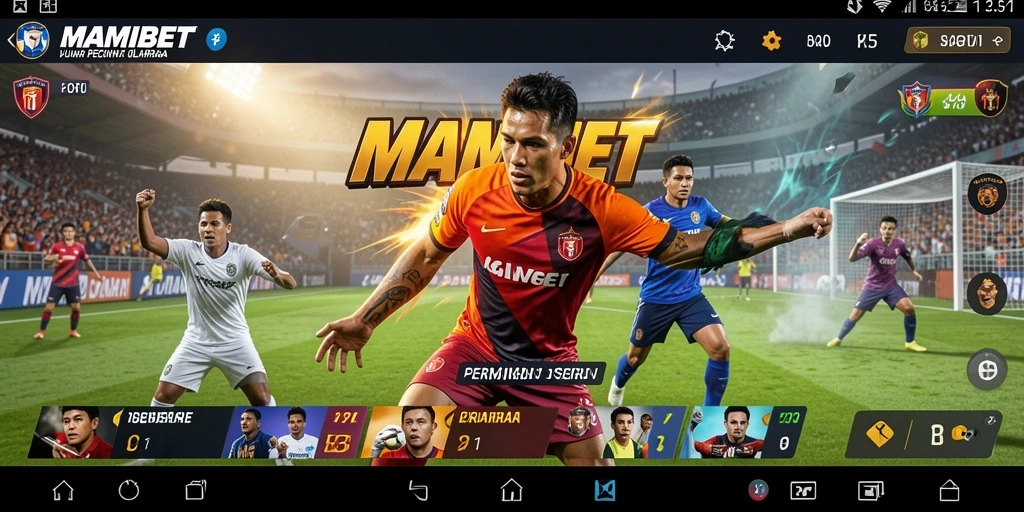 Tampilan menarik dari gameplay MAMIBET yang penuh warna.