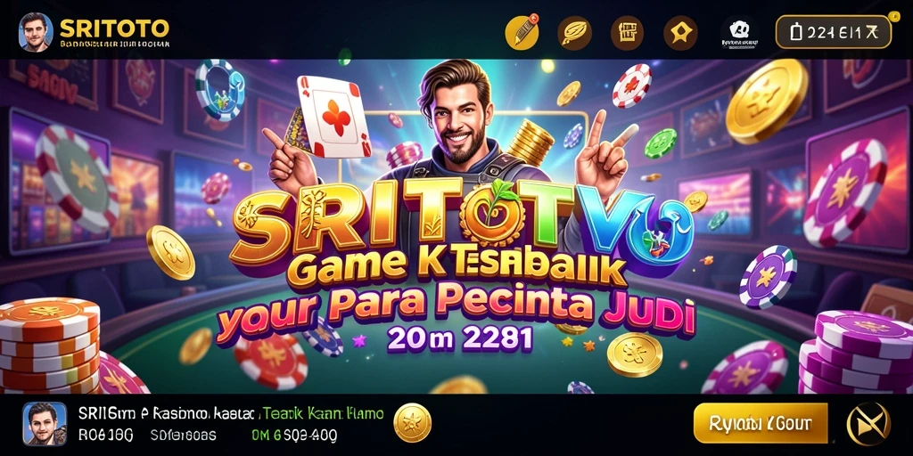Screenshot gameplay SRITOTO menampilkan suasana kasino yang mendebarkan dan interaksi pemain.