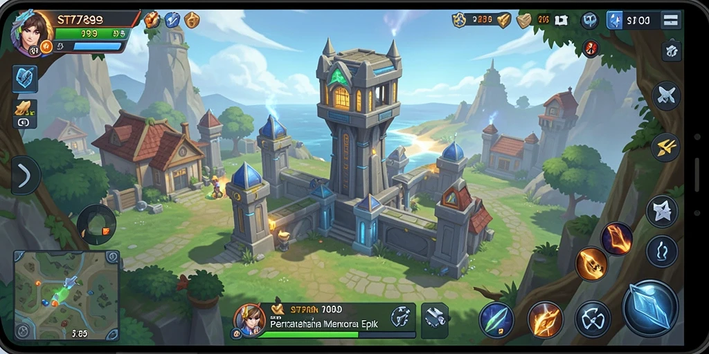 Tampilan gameplay ST789 yang mendebarkan dalam Tower Defense.