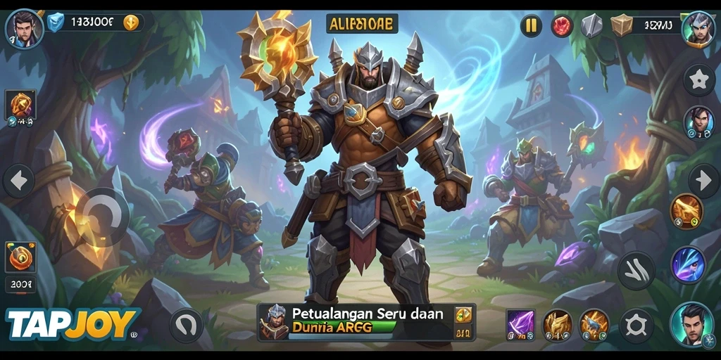 TAPJOY menampilkan aksi seru dan karakter yang menawan dalam gameplay ARPG.