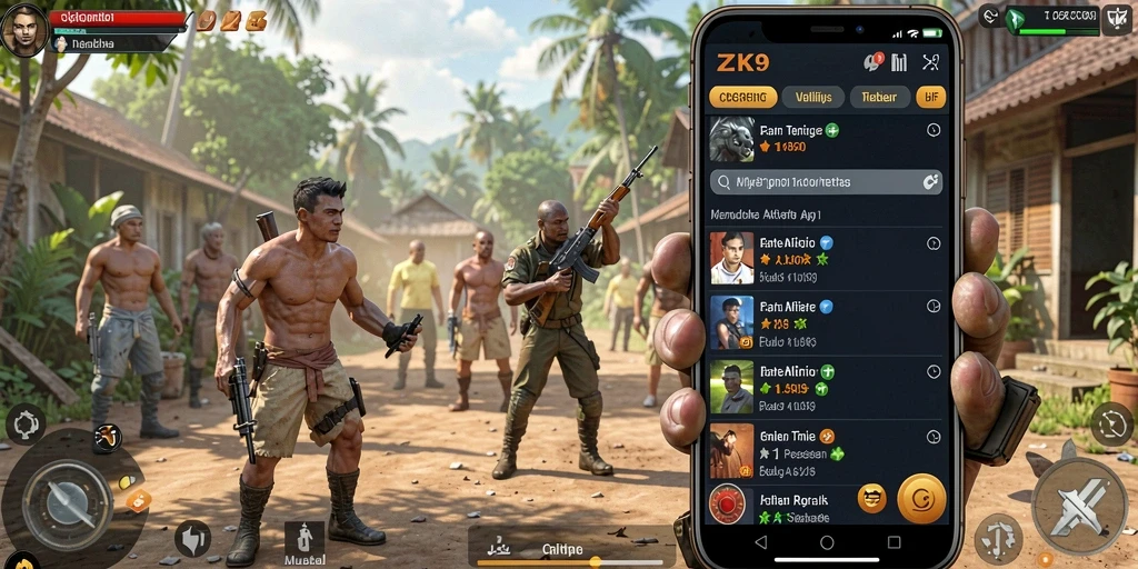 Screenshot ZK9 menampilkan antarmuka aplikasi Utility yang sederhana dan fungsional.